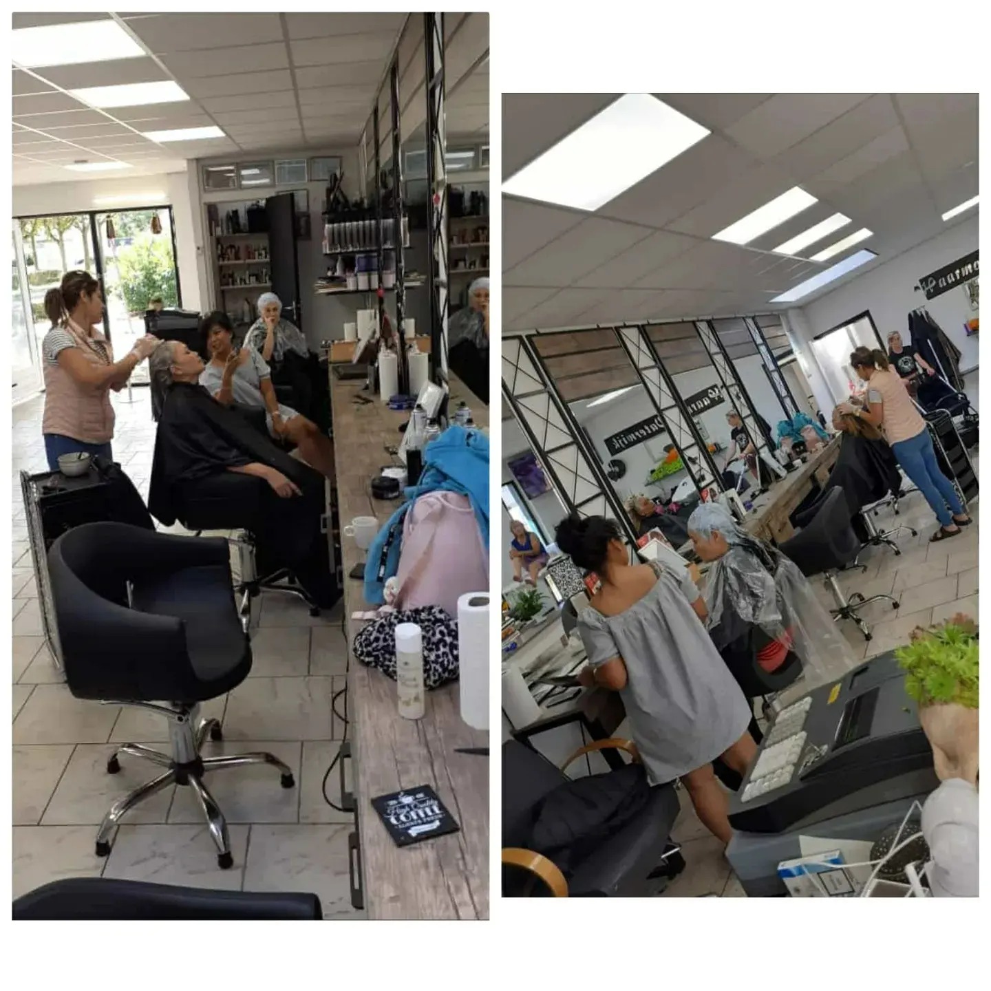 Een drukke dag in de salon in Almere